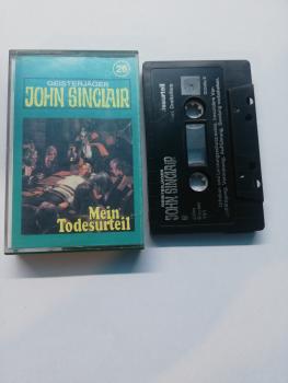 Geisterjäger John Sinclair Folge 26 Mein Todesurteil Schwarz mit Weißen Druck 141 Tonstudio Braun