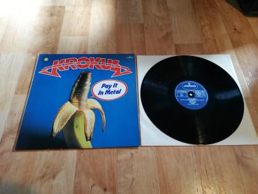 Krokus Pay it in Metal 1978 Mercury 6367012 Deutsche Pressung NM/VG+
