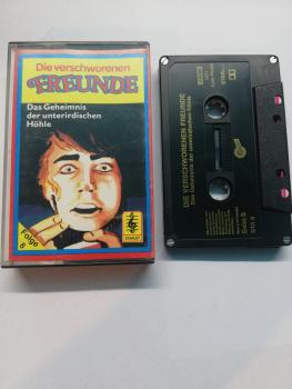 Die verschworenen Freunden Folge 8 Das Geheimnis der unterirdischen Höhle 4-Fach Silber geschraubt Schwarz mit Goldenen Druck STA 8