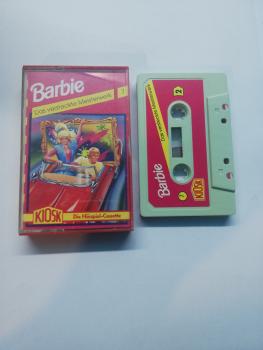 Barbie Folge 7 Das versteckte Meisterwerk Weiß mit Pinken Aufkleber Kiosk Der Grüne Punkt (Innencover beschrieben)