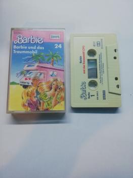 Barbie Folge 24 und das Traummobil Weiß mit Rot Blauen Druck 515285.2 Europa(Innencover beschrieben)