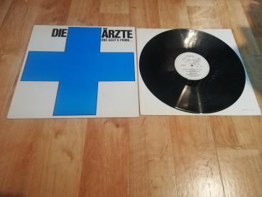 Die Ärzte Uns geht`s prima... 1984 Schnick-Schnack 80-4204 Blue Cross Deutsche Pressung VG+/VG+