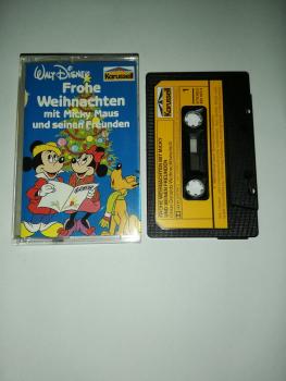 Frohe Weihnachten mit Micky Maus und seinen Freunden Schwarz mit Gelben Aufkleber 829827-4 Walt Disney Karussell