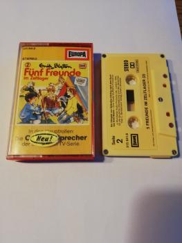 Fünf Freunde Folge 2 im Zeltlager 5-fach Silber Geschraubt Gelb mit Gelben Aufkleber 515641.6 Europa