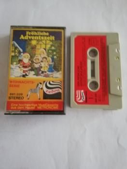 Fröhliche Adventszeit Grau mit Roten Aufkleber 691.039 Zebra