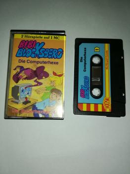 Bibi Blocksberg Doppelfolge Die Computerhexe/Der Superhexspruch Schwarz mit Blauen Aufkleber 73998 7 Club Edition Kiosk