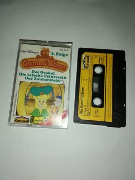 Die Gummibärenbande Folge 3 Schwarz mit Gelben Aufkleber 829784-4 Karussell (MC-Frontcover+Innencover minimal beschrieben/Seite 1 MC-Cover minimal beschrieben