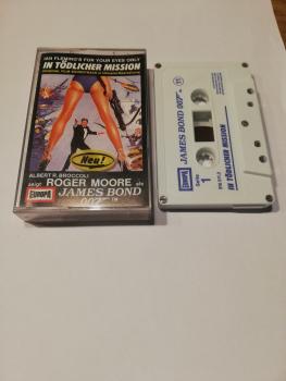 James Bond Folge 11 In Tödlicher Mission 5-fach Silber geschraubt Weiß mit Blauen Druck 516511.3 Europa