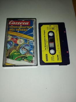 Carrera Folge 2 im Windschatten des Siegers 4-fach Silber geschraubt Blau mit Gelben Aufkleber 4.60002 Teldec(Cover nicht ganz komplett)