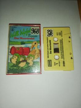 Willi Wipfel und seine Freunde Folge 5 Der Moorteufel Gelb 515195.3 Europa (Kassette und Kassettencover beschrieben/geklebt) Büchereikassette
