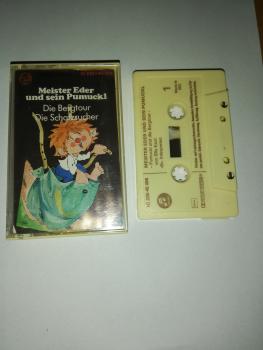 Meister Eder und sein Pumuckl Die Bergtour/Die Schatzsucher Beige mit Braunen Druck 1C228-45086 EMI Electrola