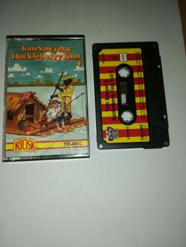 Tom Sawyer & Huckleberry Finn Folge 4 4-fach Silber geschraubt Schwarz mit Rot Gelben Aufkleber 4.24418 CD Teldec