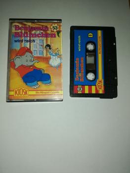 Benjamin Blümchen Folge 53 wird reich Schwarz mit Blauen Cover 4.27553 Kiosk