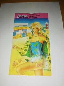 Barbie Hörspielkassettenflyer und der Surf-Shop Sammelbild 12 Europa