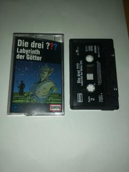 Die Drei Fragezeichen Folge 91 Labyrinth der Götter 5-fach Schwarz geschraubt Schwarz mit Weißen Druck 7432177979 4 Europa