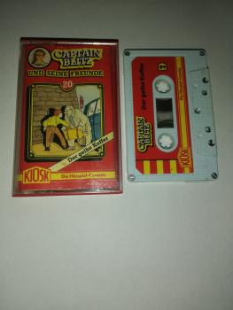 Captain Blitz Folge 20 Der gelbe Koffer 5-fach Silber geschraubt Weiß mit Roten Aufkleber 4.26068 CD Kiosk