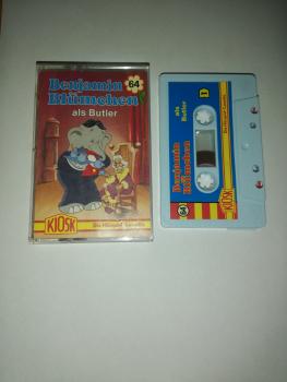 Benjamin Blümchen Folge 64 als Butler Weiß mit Blauen Aufkleber 4.27564 Kiosk