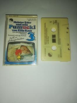 Pumuckl Folge 3 Die abergläubische Putzfrau/und die Schule Beige mit Braunen Druck 1C238-46553 Rundes EMI Logo (Teil des Rückcovers fehlt)