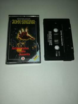 Geisterjäger John Sinclair Folge 3 Achterbahn ins Jenseits 5-fach Schwarz geschraubt Schwarz mit Weißen Druck MC 1102 SPV Edition 2000