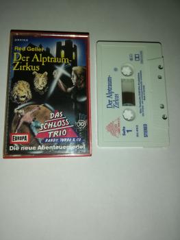 Das Schlosstrio Folge 10 Der Alptraum-Zirkus Weiß mit Rot Blauen Druck 514410.8 Europa