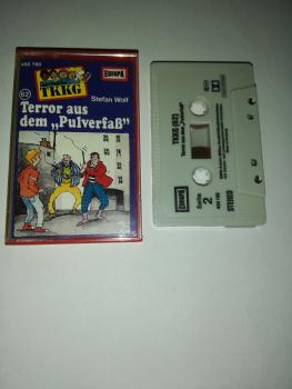 TKKG Folge 62 Terror aus dem "Pulverfaß" Grau mit Schwarzen Druck 490780 Europa