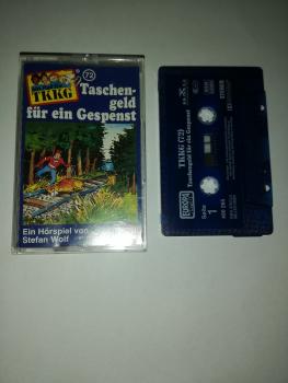 TKKG Folge 72 Taschengeld für ein Gespenst Blau mit Weißen Druck 490265 PC 209 Europa