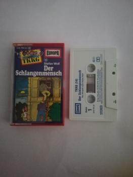 TKKG Folge 14 Der Schlangenmensch Weiß mit Blauen Druck 515731.5 Europa