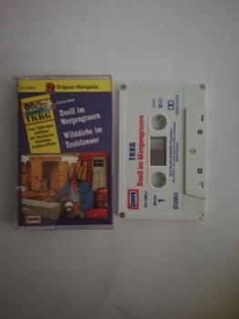 TKKG Doppelfolge Duell im Morgengrauen/Wilddiebe im Teufelsmoor 5-fach Silber geschraubt Weiß Blau Rot 514488.4 Europa