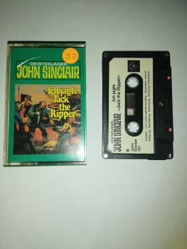 Geisterjäger John Sinclair Folge 32 Ich jagte Jack the Ripper 5-fach Silber geschraubt Schwarz mit Weißen Aufkleber 182 Tonstudio Braun(ohne Nr. auf Frontcover)