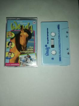 Wendy Folge 49 Das große Springturnier Weiß mit Blauen Druck 4.27349 Kiddinx