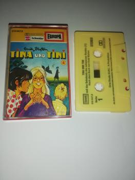 Tina und Tini Folge 4 und das Geheimnis des schwarzen Hundes Gelb 515647.5 Europa(Innencover beschrieben)