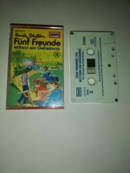 Fünf Freunde Folge 15 wittern ein Geheimnis 5-fach Silber geschraubt Weiß mit Blauen Druck 515707.2 Europa(Blau-Oranges Cover)