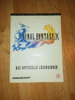 Final Fantasy X Das offizielle Lösungsbuch Squaresoft (Frontcover beschrieben, Abris auf letzter Seite)