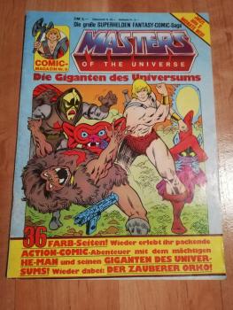 Masters of the Universe Comic Mazazin Nr.8 Mattel aus dem Jahre 1986 im guten gebrauchten Zustand