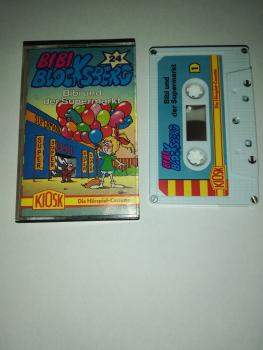 Bibi Blocksberg Folge 24 Bibi und der Supermarkt 5-fach Silber geschraubt Weiß mit Blauen Aufkleber 4.27624 CD Kiosk