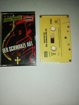 Edgar Wallace Folge 6 Der schwarze Abt 5-fach Silber geschraubt Gelb mit Gelben Aufkleber 516105.3 Europa