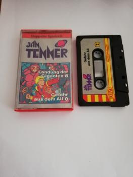 Jan Tenner  Doppelte Spielzeit Folgen 3/4 4-fach Schwarz geschraubt Schwarz mit Grauen Aufkleber Club-Edition 458042 Kiosk