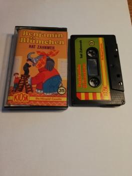 Benjamin Blümchen Folge 35 hat Zahnweh 4-fach Schwarz geschraubt Schwarz mit Grünen Aufkleber 4.27535 CD Kiosk