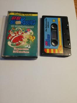 Bibi Blocksberg/Benjamin Blümchen Doppelte Spielzeit Die Weihnachtsmänner 4-fach Schwarz geschraubt Schwarz mit Blauen Aufkleber 193953 Club Edition Kiosk