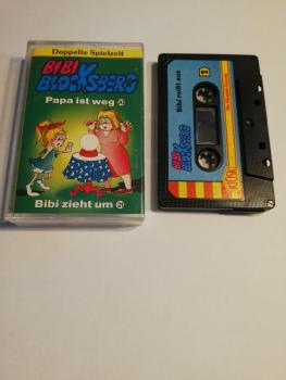 Bibi Blocksberg Doppelte Spielzeit Papa ist weg/Bibi zieht um 4-fach Silber geschraubt Schwarz mit Blauen Aufkleber 16657 9 Kiosk Club Edition                                                                                                      Marcat