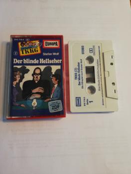 TKKG Folge 2 Der blinde Hellseher Weiß Blau ZDF Logo 515719.6 Europa(Großes Fenster)