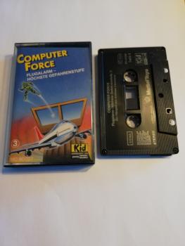 Computer Force Folge 3 Flugalarm-Höchste Gefahrenstufe Schwarz mit Weißen Druck MC 80027 Kid Polyband