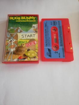 Bugs Bunny Folge 6 Lustige Abenteuer mit der Schildkröte Rot mit Blauen Aufkleber 495073-211