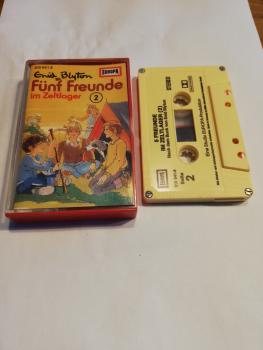 Fünf Freunde Folge 2 im Zeltlager 4-fach Silber geschraubt Gelb 515641.6 Europa(Blau-Oranges Cover)