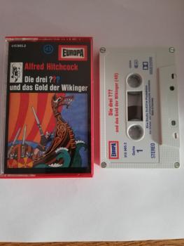 Die Drei Fragezeichen Folge 45 und das Gold der Wikinger 4-fach Silber geschraubt Weiß mit Rot Blauen Druck 515965.2 Europa