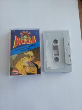 Graf Duckula Folge 1 Das Saxophon im Sarkophag Grau mit Grauen Aufkleber 490350-215 Europa (Abriss Label MC Seite 2)
