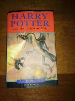 Harry Potter and the Gablet of Fire Hardcover Bloomsbury Erstauflage in Englischer Ausgabe