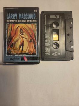Larry Maccloud Folge 14 Evoras Geheimnis 5-fach Schwarz geschraubt Schwarz mit Silbernen Druck Tonstudio Braun