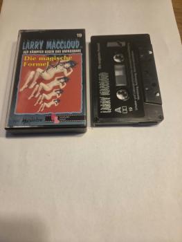 Larry Maccloud Folge 19 Die magische Formel 5-fach Schwarz geschraubt Schwarz mit Silbernen Druck Tonstudio Braun