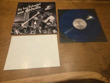 Sie Hat Schenkel Wie Godzilla (Original Motion Picture Soundtrack) 2014 Hertz-Schrittmacher – hertz038 Limited Edition, Numbered, Blue/Black Marbled 26/300 Deutsche Pressung VG+/NM